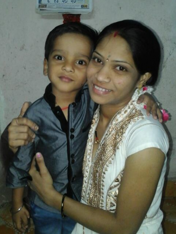 Rajeshwari (Mom)& Aarav Rajeshwari (Mom)& Aarav