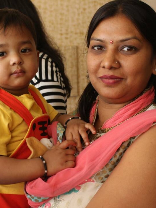 Priya (Mom)& Aadvik