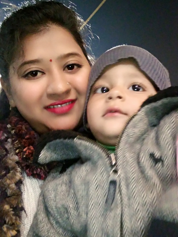 Jyotsana (Mom)& Gauransh