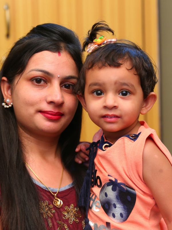 Shobha (Mom)& Manya Shobha (Mom)& Manya
