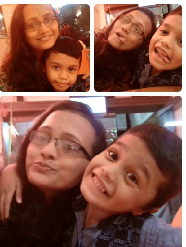 Suvarna (Mom)& Aditya