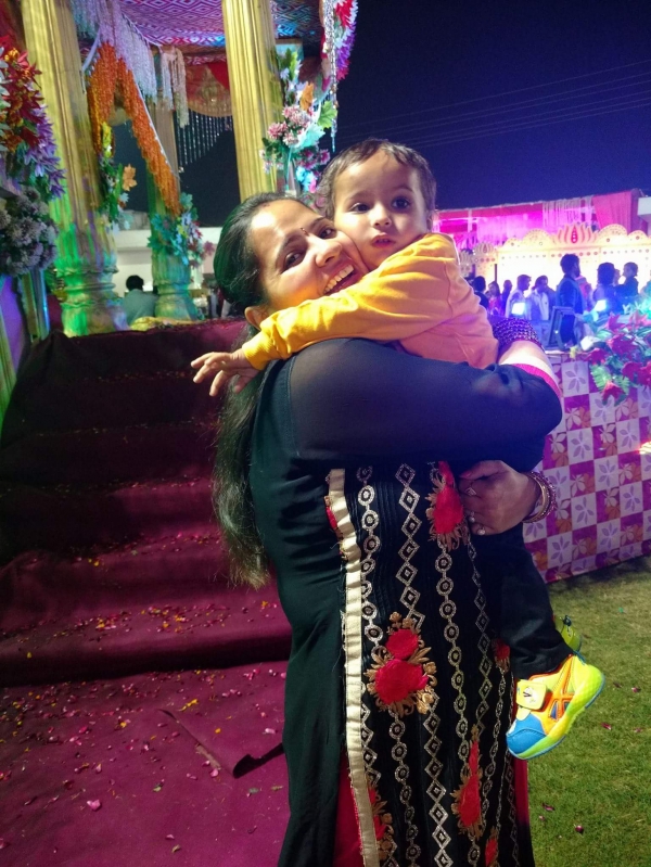 Swati (Mom)& Rishik Swati (Mom)& Rishik