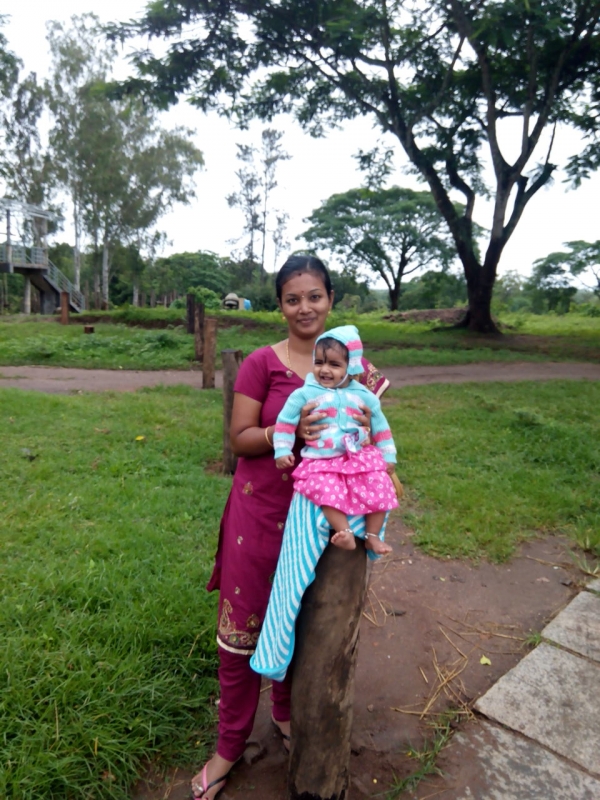 Kausalya (Mom)& Vaishnavi
