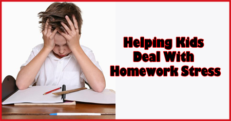 stress deal with homework