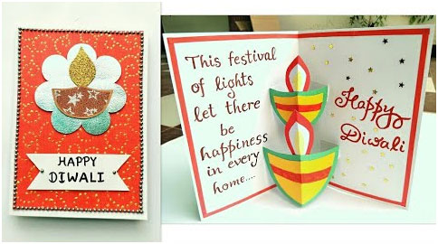 Making Diwali Greeting Cards Making Diwali Greeting Cards