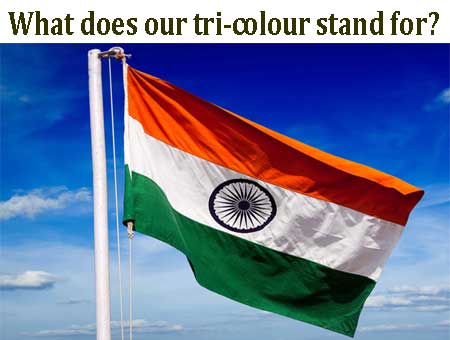 What does our tri-colour stand for?