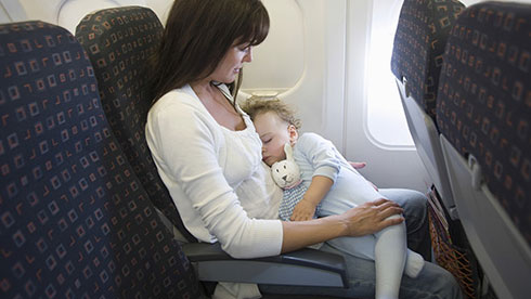 travelling by air with an infant