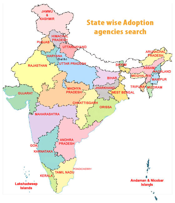 Statewise Adoption Agencies