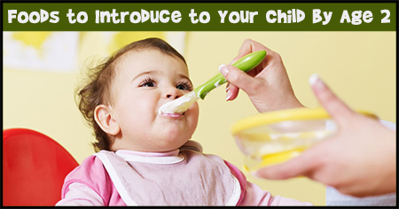 Foods to Introduce to Your Child by Age 2