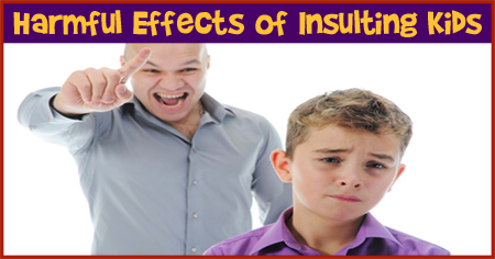 Effects of Insulting Kids in Front of Others