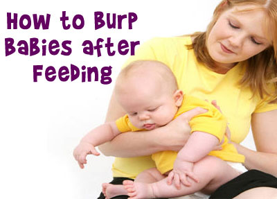 Feed and Burp the Baby