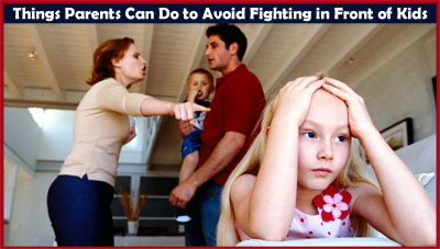 Rules to Avoid Fights in Front of Kids