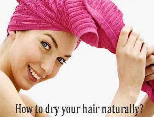 How to dry your hair naturally?