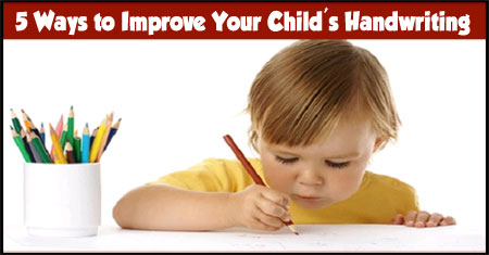 5 Ways to Improve Your Child's Handwriting