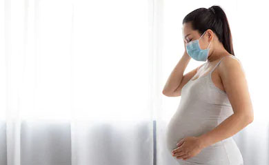 pregnant women wearing mask pregnant women wearing mask