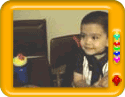 A boy singing 'Incy wincy spider'
