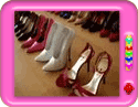 Different types of high heel sandals