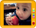 Baby Eating Apple